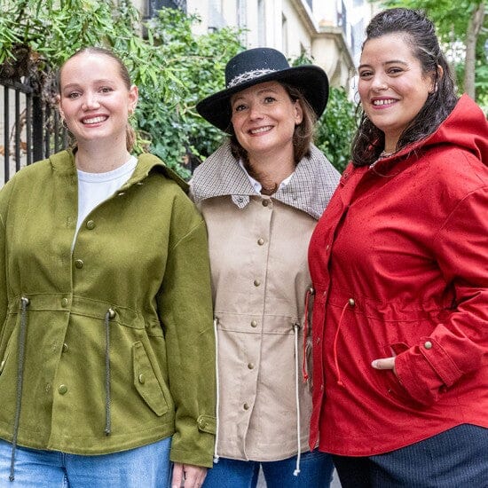 Parka NILS Patron de couture pochette - CORALIE BIJASSON Patron de couture Coralie Bijasson | Gaspard et Léonie Tissus en ligne et Mercerie à Toulouse